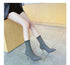 Sexy Sock Boots Knitting Stretch High Heels for Women Fashion Shoes Ankle Boots