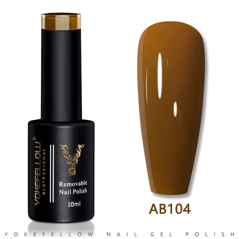 Vibrant 10ML Semi-Permanent Gel Nail Polish for Stunning Manicures - Low Odor Long-Wear Varnish - Ideal for Spring and Summer Nail Art