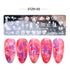 Winter Wonderland Nail Art Stamping Plate with Snowflake, Butterfly, and Rose Leaf Designs - Perfect for DIY Christmas Nail Polish Printing Template Tool