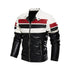 Stylish Men's Motorcycle Slim Fleece Leather Jacket for Spring and Autumn Outdoor Biking Fashion