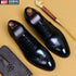 Genuine Cow Leather Brogue Oxford Shoes for Men Vintage Handmade Casual Flats