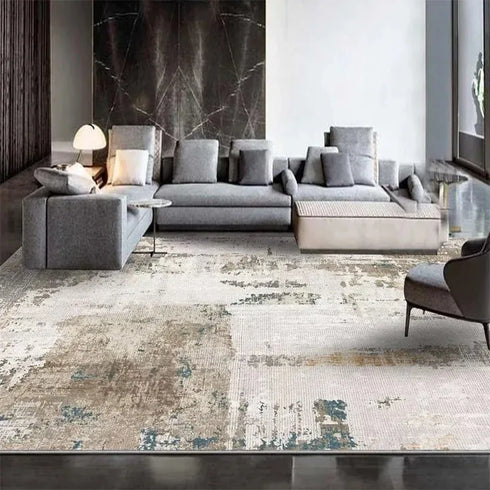 Nordic Modern Wilton Abstract Area Rug for Living Room and Bedroom