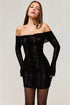 Mozision Lace Off-shoulder Sexy Maxi Dress Elegant Evening Dress