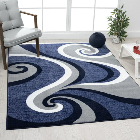 Modern Swirl Design Carpet for Living Room Luxury Home Decor Large Area Rugs Bedrooms Children's Play Mat