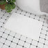 Cobblestone Embossed Non-Slip Bath Mat Memory Foam Carpet for Bathroom Shower Room Doormat