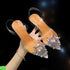 Elegant Women's Transparent PVC High Heels Sandals with Pointed Toe for Wedding and Party