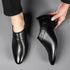 Men PU Leather Formal Dress Shoes for Office Work and Parties
