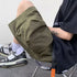 Summer Men's Functional Cargo Shorts Multi-Pocket Baggy Gym Shorts Streetwear Bermuda