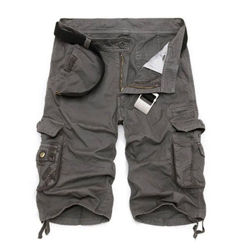 Summer Cargo Shorts Men Cool Camouflage Casual Pants Camo