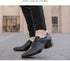Leather Men Dress Shoes Elevator Business Oxford Footwear for Wedding and Office