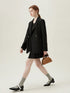 Elegant Women's Blazer Suit Jacket Set for Office Ladies - Formal Vest and Skirt Ensemble for Spring/Summer 24FS11075