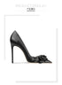 Classic Pointed Women's High Heels with Big Flower Detail - Fashionable and Comfortable Office Pumps for Stylish Women