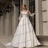 Luxury Lace Appliques Wedding Dresses A Line Formal Gowns