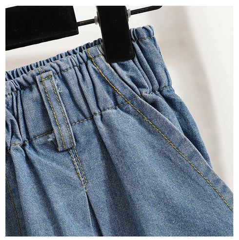 Casual Wide Leg Jeans for Women - Vintage Style Knee Length Denim Pants Perfect for Summer Outfits and Fall Jeans Outfit Ideas