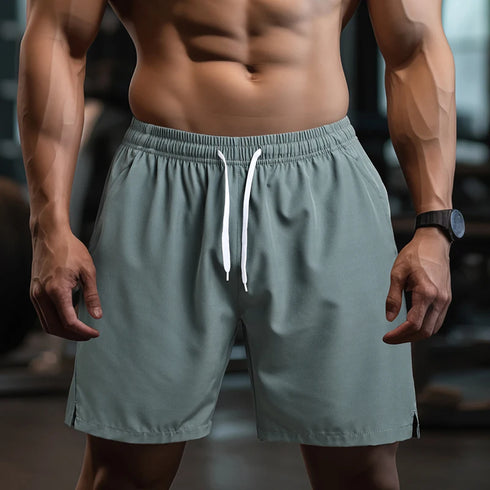 UETEEY Men Hot Shorts Quick-Drying Fitness Gym Wear