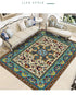 Retro Persian Carpet Blanket for Bedroom and Living Room Decor