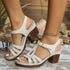 Women Slip On Chunky Platform Sandals Summer Wedges