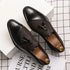 Elegant Slip-On Formal Loafers for Men - Stylish Tassel Leather Party Shoes Perfect for Weddings and Evening Events