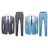 Elegant Formal Men's Wedding Suit Set with Classic Business Coats