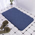 Cobblestone Embossed Non-Slip Bath Mat Memory Foam Carpet for Bathroom Shower Room Doormat