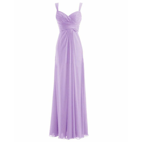 A Line Chiffon Sweetheart Bridesmaid Dress For Evening With Pleated Off Shoulder Silhouette And Lace Up Back