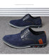 Stylish Men's Formal Oxfords Shoes - Comfortable Suede Leather Sneakers for Office & Career, Sizes 39-48