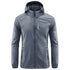 Lightweight Summer Outdoor Windbreaker Jacket for Men - Quick Dry, Sun-Protective, Ideal for Hiking, Fishing, Cycling, and Gym Activities with Hooded Design
