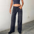 Women Wide Leg Jeans Casual High Waist Baggy Denim Pants