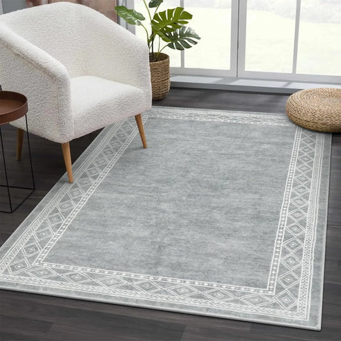 Modern Area Rugs Washable Carpet for Living Room Non-slip Large Decorative Mats