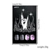 24pcs Halloween-Themed Short Square Press-On Nails with Fun Ghost, Bat, and Spider Web Designs - Perfect Fake Nail Set for Women and Girls