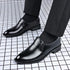 Elevator Dress Shoes for Men - Luxury Leather Formal Footwear for Weddings, Office, and Casual Social Events - Classic Designer Style with Slip-On Convenience