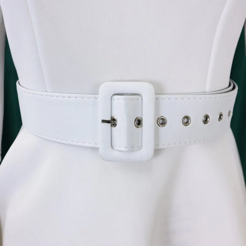 Elegant Women Party Dresses A Line with Waist Belt for Classy Office and Wedding Guests