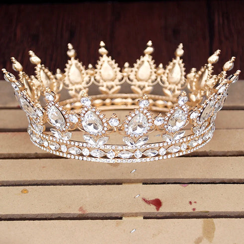 Elegant Vintage Tiara and Crown Hair Accessories for Women - Perfect for Weddings, Proms, and Parties