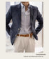Summer Linen Casual Slim Suit Jacket for Men Lightweight and Breathable Blazer
