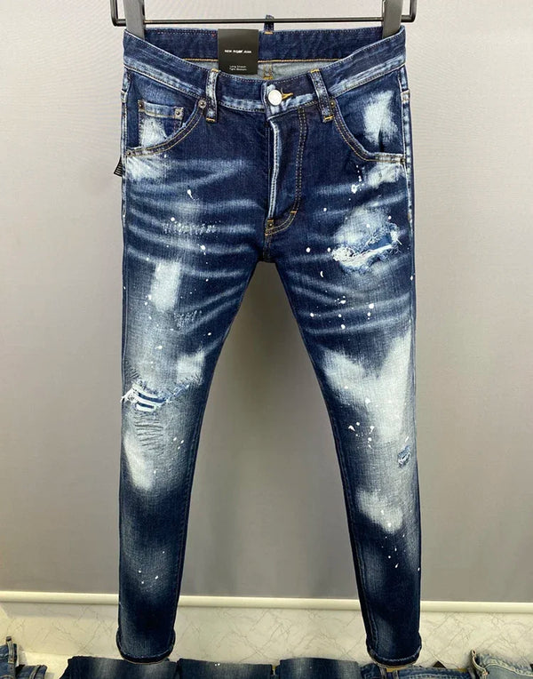 ICON BRAND Men Jeans Dsq2 Denim Pants Slim Trousers Cool Guy