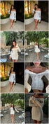 Mozision Lace Off-shoulder Sexy Maxi Dress Elegant Evening Dress