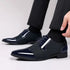 Elegant Lace-Up Oxfords for Men - PU Leather Formal Dress Shoes for Office, Weddings, and Casual Events - Luxury Pointed Toe Style