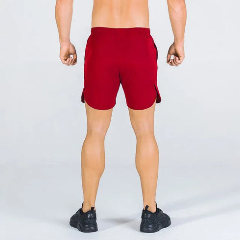 Men's Summer Gym Fitness Double-Decker 2 in 1 Shorts Sports Running Basketball Jogger Bottoms