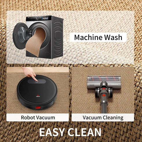 Kitchen Rugs and Mats Non Skid Washable Absorbent Runner Rugs for Kitchen Sink Area