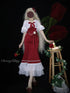 French Vintage Fairy Mermaid Dress Women Lace Midi Dress