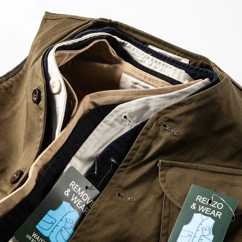 Vintage Japanese Multi Pocket Workwear Vest for Men - Casual Streetwear Loose Top and Couples Jacket for Summer Adventures