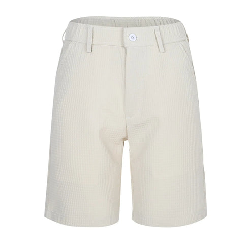 Men's Summer Quarter Pants Solid Color Casual Pants Shorts