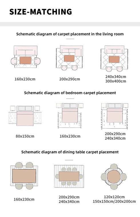 Retro Living Room Carpet Nordic Luxury Fashion Area Rug Fluffy Sofa Mat