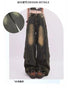 Women's Vintage Blue Baggy Jeans Y2k Streetwear Denim Trousers