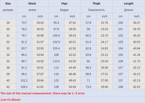 Men's High Waist Fit Straight Jeans Classic Vintage Cotton Trousers