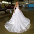 2025 Generous A Line Women's Wedding Dresses Charming Lace Appliques Long Sleeve Beach Gowns