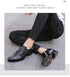 Leather Men Dress Shoes Elevator Business Oxford Footwear for Wedding and Office