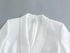 Chic Women's Office Blazer and Wide Leg Pants Set - Long Sleeve V Neck Sashes Blazer with Elastic Waist High Waist Trousers for Casual Spring/Summer Fashion