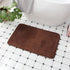 Cobblestone Embossed Non-Slip Bath Mat Memory Foam Carpet for Bathroom Shower Room Doormat