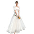 White Sweat Princess Wedding Dress for Banquet Ball Prom